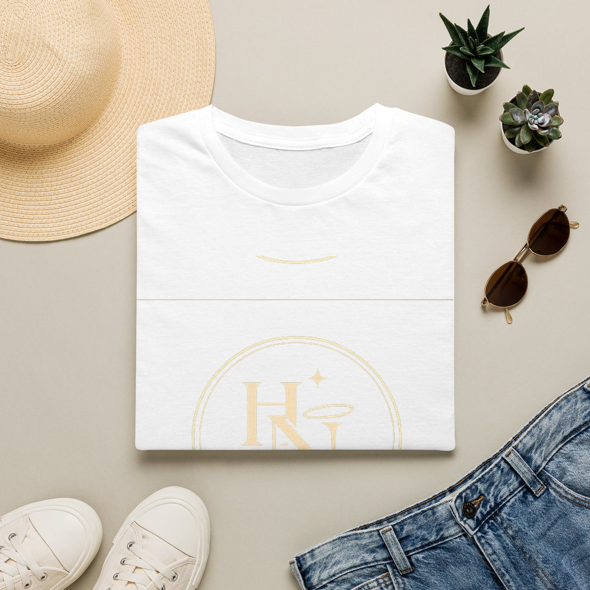 H...NO! Minimalist Unisex Graphic T-Shirt | Bold Statement Tee | Modern Casual Streetwear Shirt | Soft Everyday Crewneck