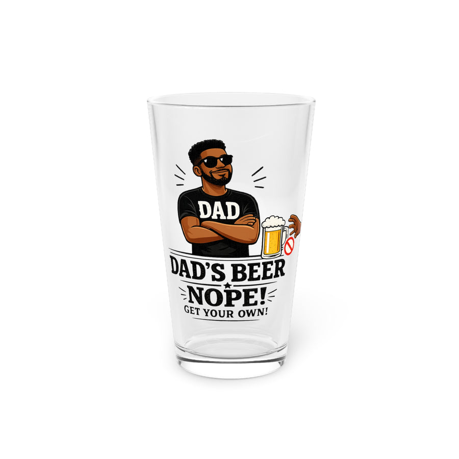 Funny Fathers Day Pint Glass | Dad Beer Glass, Father's Day Drinkware