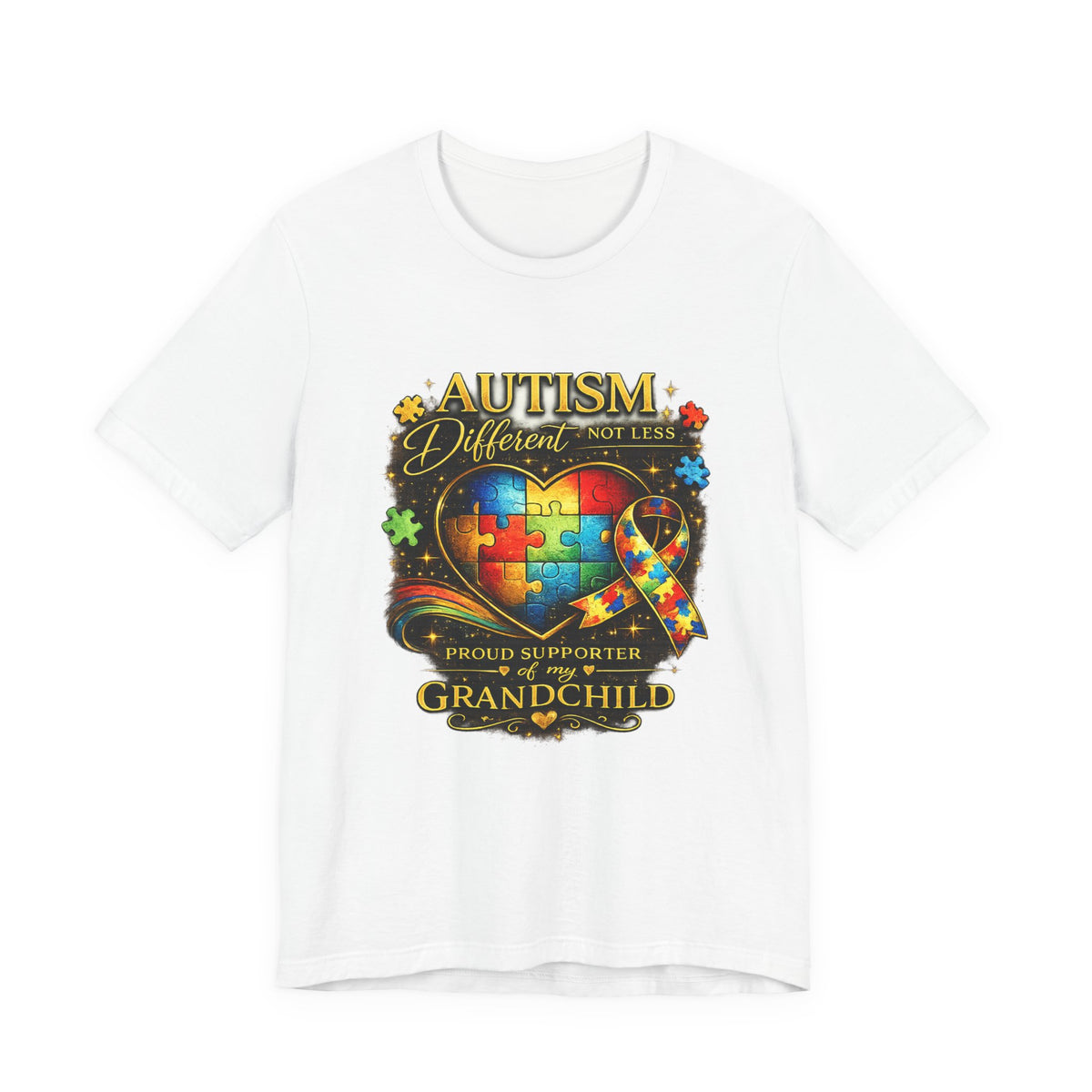 Autism Pride Grandparent Tee | Autism Awareness Shirt, Grandparent Support, Gifts
